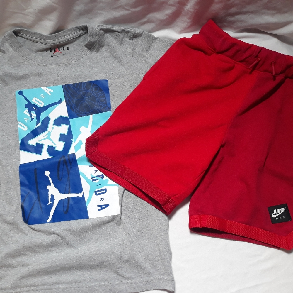 Kids Jordan shirt and shorts